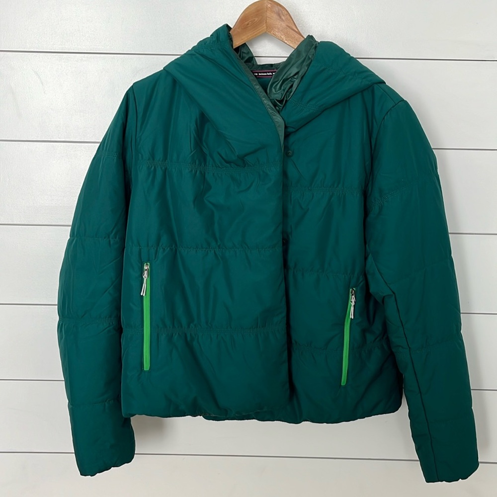 Stio NWOT East Butte Insulated Hoodie Jacket Emerald Green M